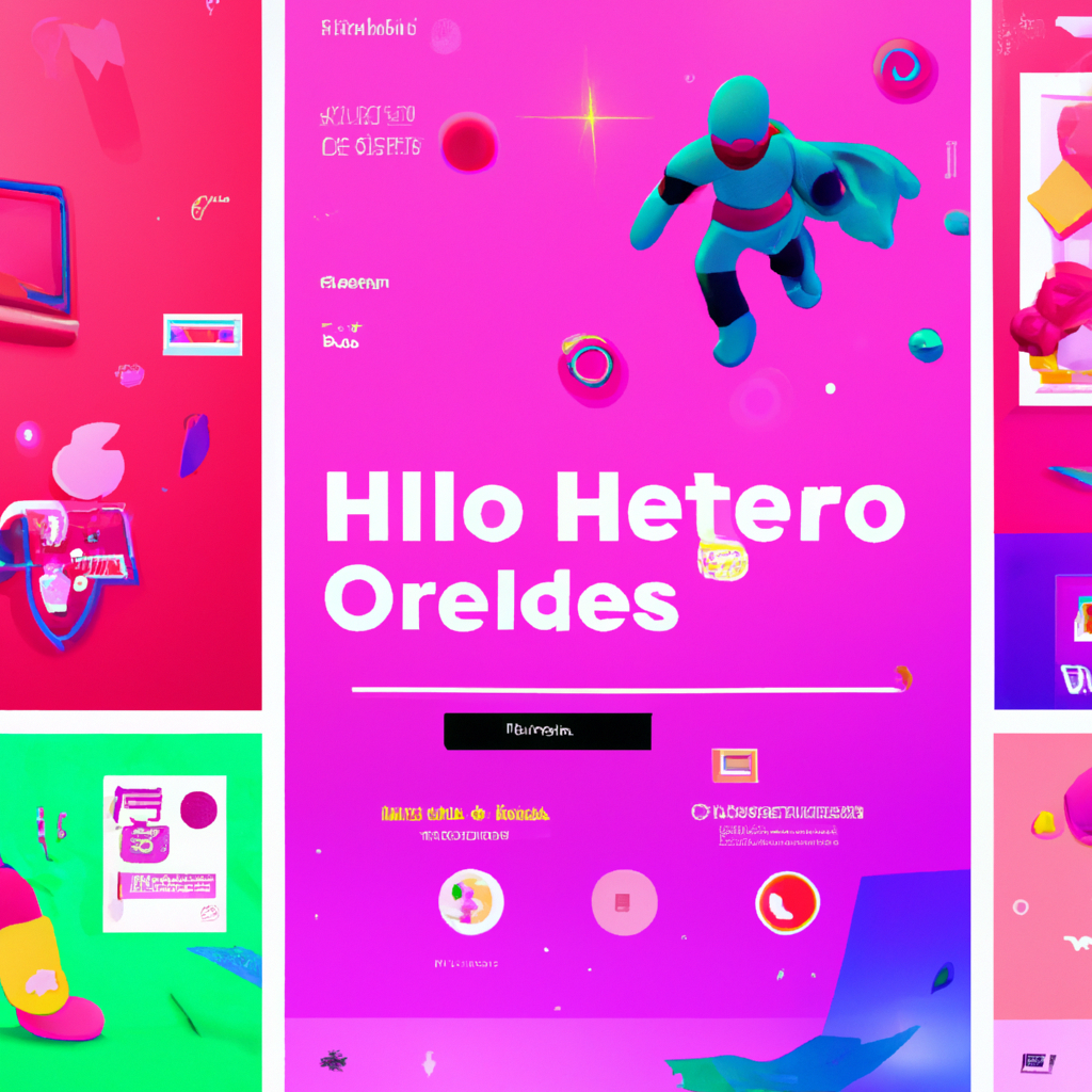 ArcadePulse hero: collage of colorful game scenes and HUD elements